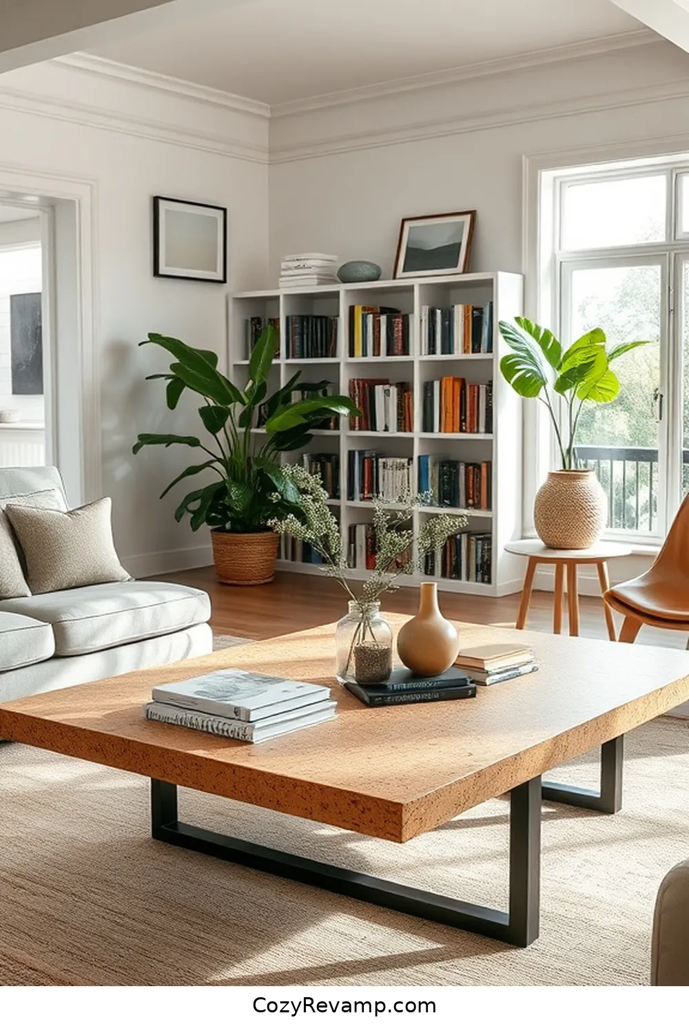 17 Stunning Modern Farmhouse Library Ideas With Cork Material 13 Modern Cork Coffee Table Designs for 17 Stunning Modern Farmhouse Library Ideas With Cork Material