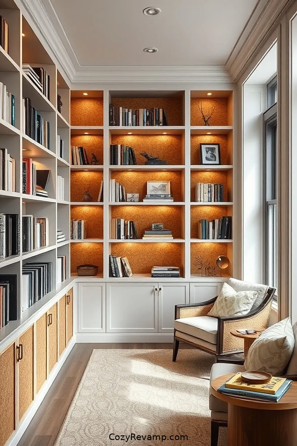 17 Stunning Modern Farmhouse Library Ideas With Cork Material 17 Multi-Functional Cork Storage Solutions for 17 Stunning Modern Farmhouse Library Ideas With Cork Material