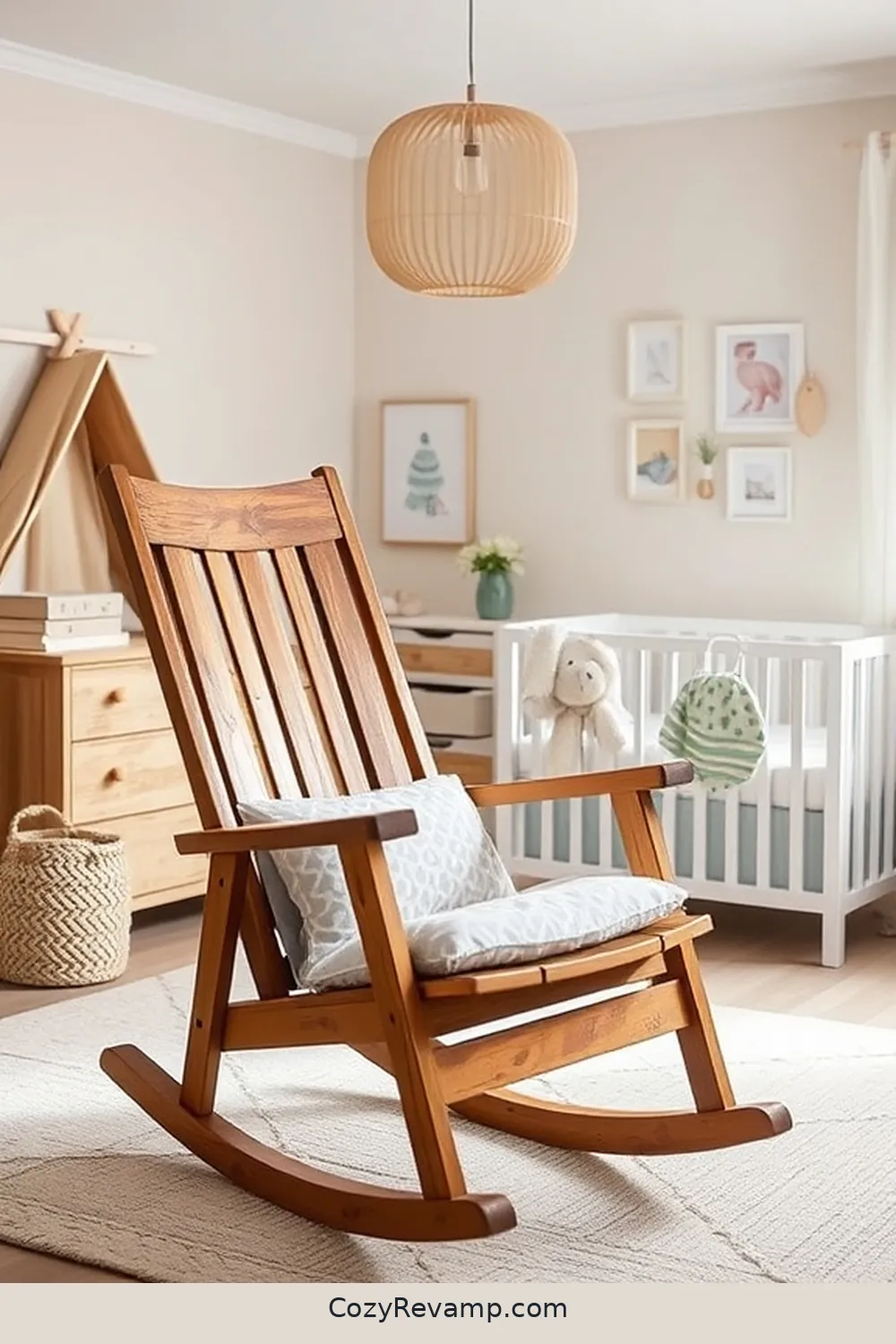 Build a Rocking Chair From Old Wood for 17 Tips for a Mid-Century Modern Nursery Using Recycled Wood Materials