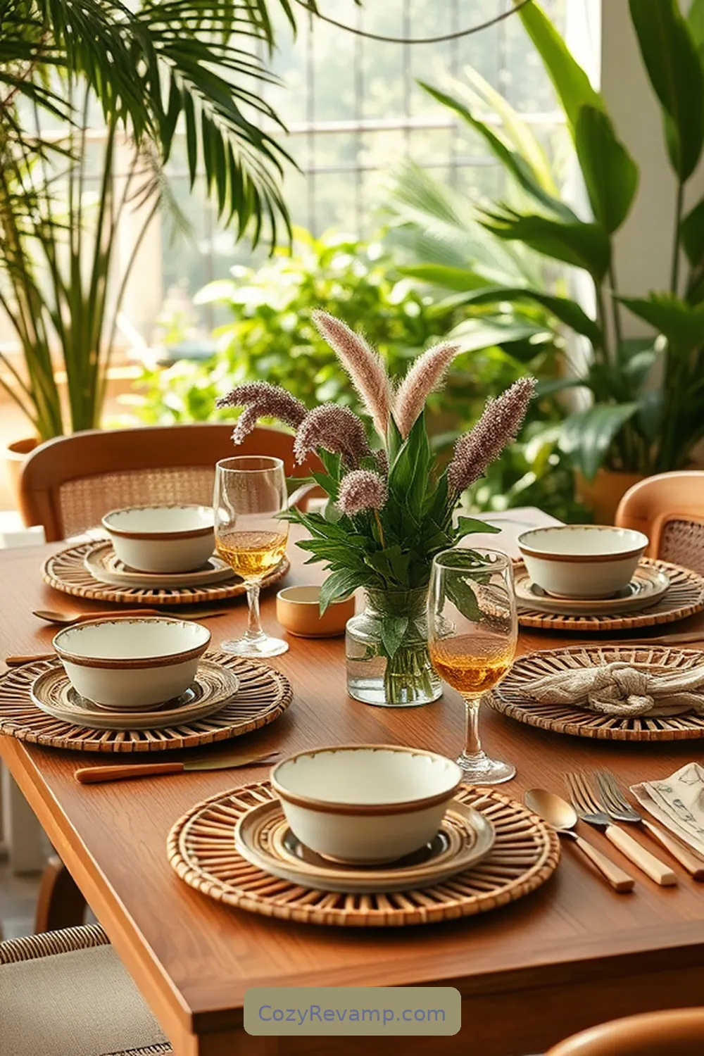 17 Ways to Create a Bohemian Dining Room Using Bamboo Material 7 Use Bamboo Tableware and Utensils for 17 Ways to Create a Bohemian Dining Room Using Bamboo Material