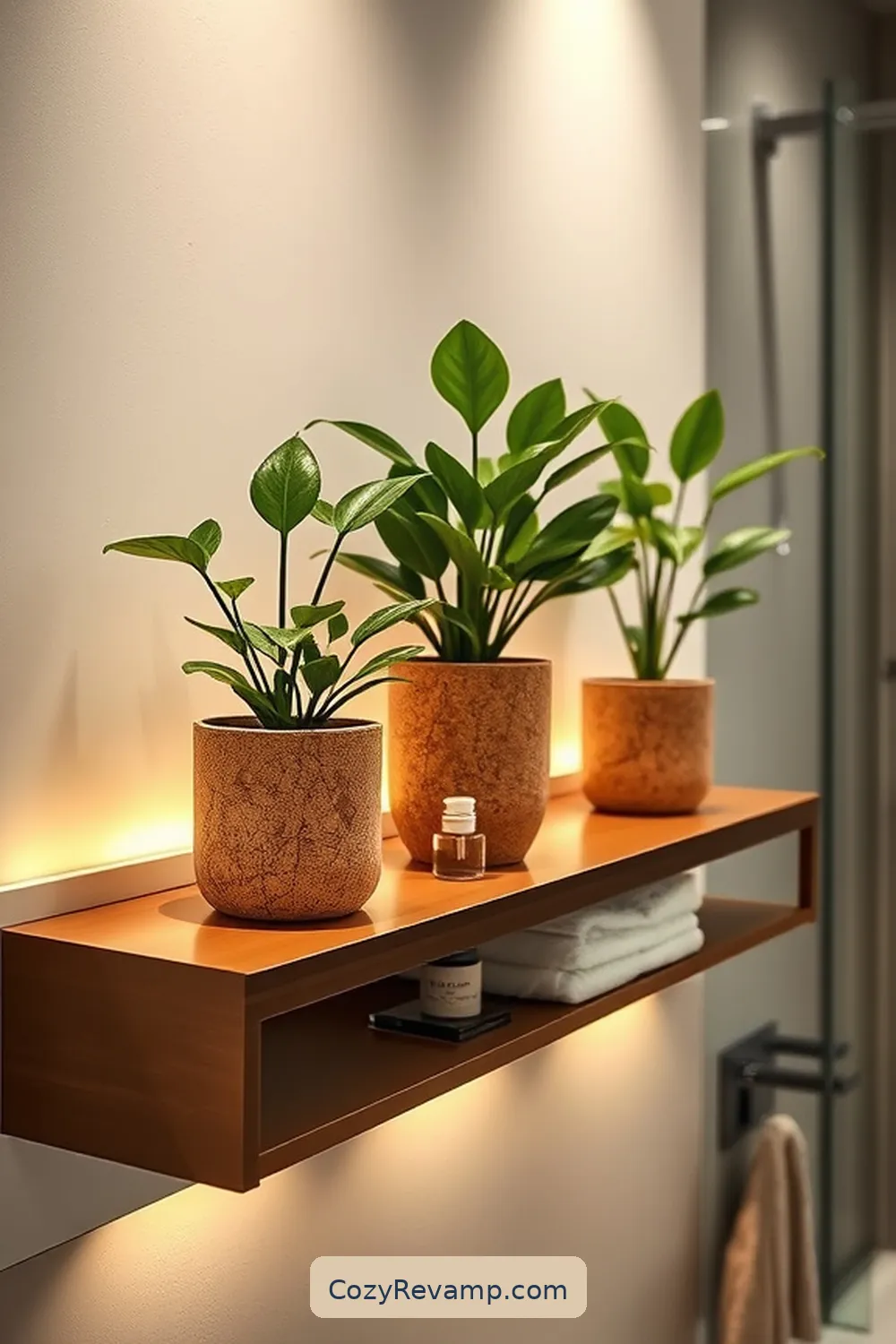 Cork Planters for Greenery for 17 Ways to Use Cork Material in Your Mid-Century Modern Bathroom