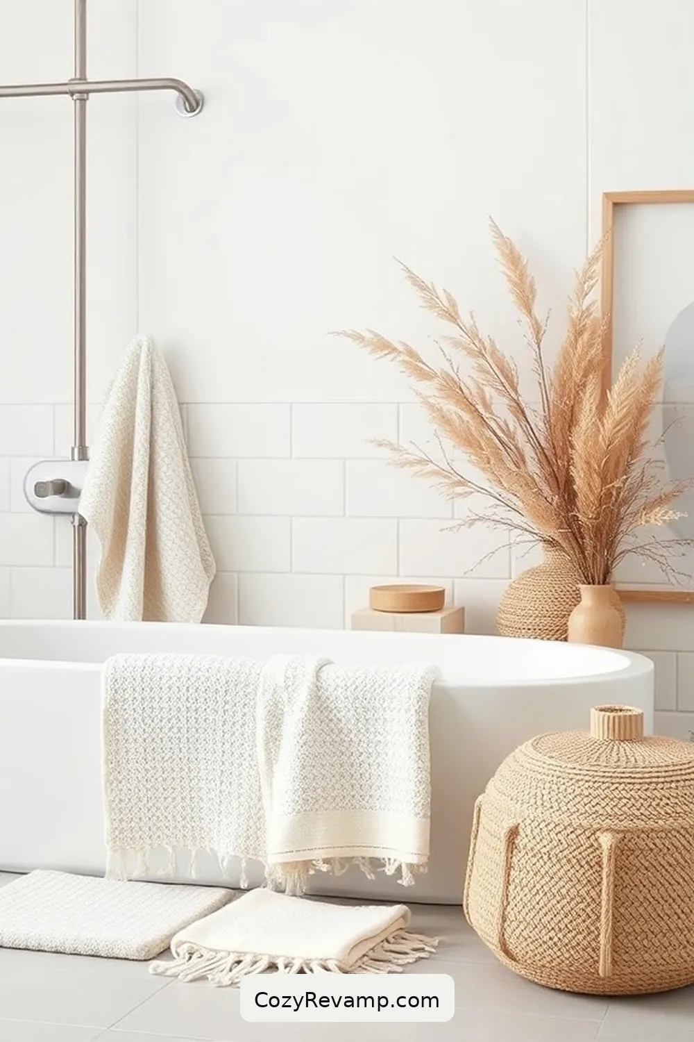 17 Ways to Use Organic Cotton Material in Your Scandinavian Bathroom Decor 11 Organic Cotton Bath Accessories for a Harmonious Theme for 17 Ways to Use Organic Cotton Material in Your Scandinavian Bathroom Decor