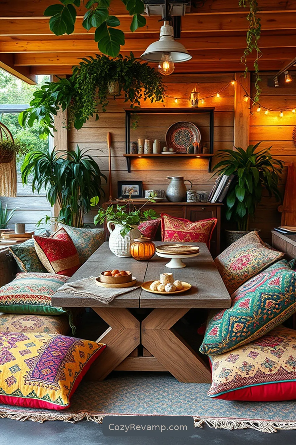 Cork Cushions for Cozy Seating for 18 Creative Ways to Style a Bohemian Garage With Cork Material