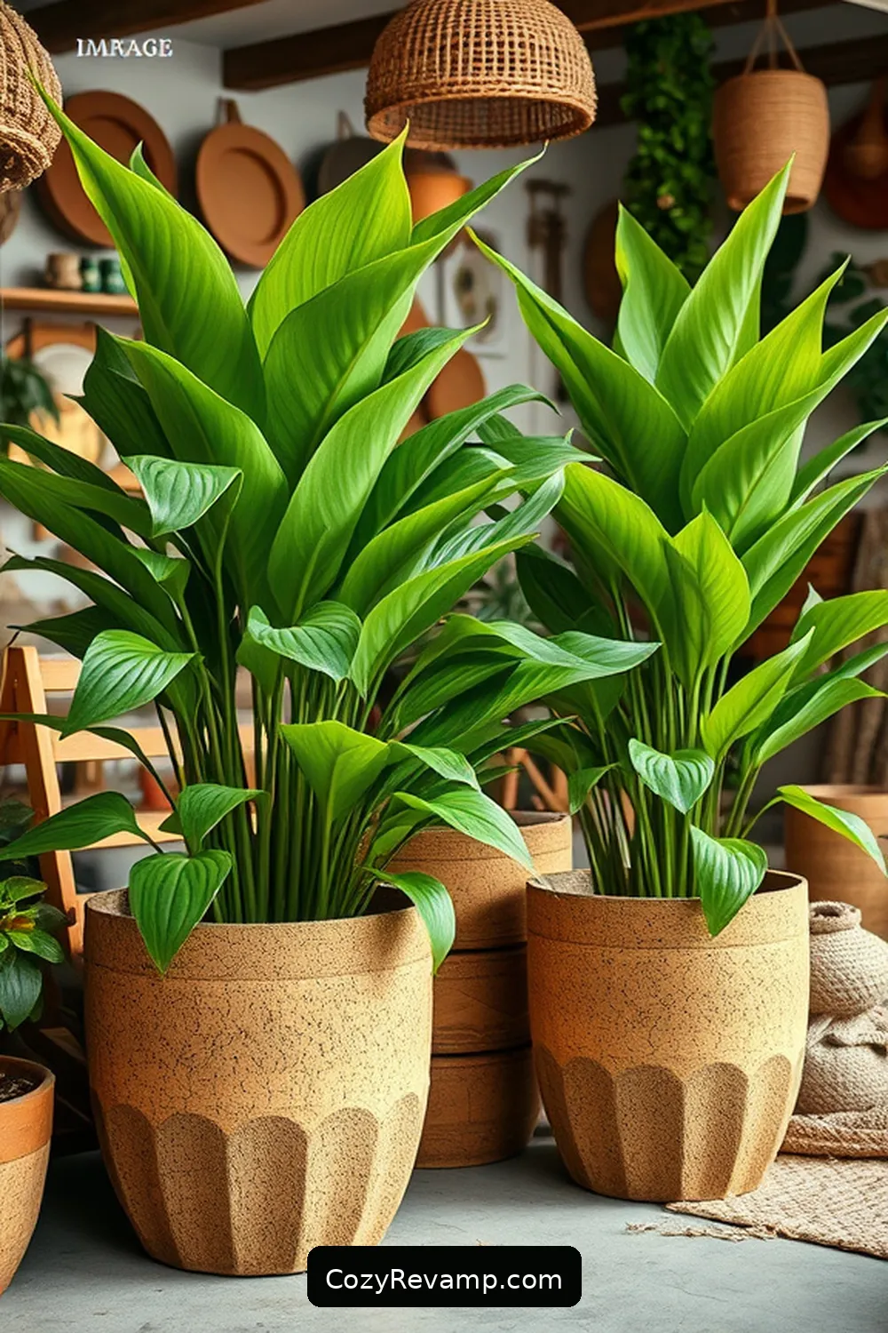 Cork Planters for a Touch of Green for 18 Creative Ways to Style a Bohemian Garage With Cork Material