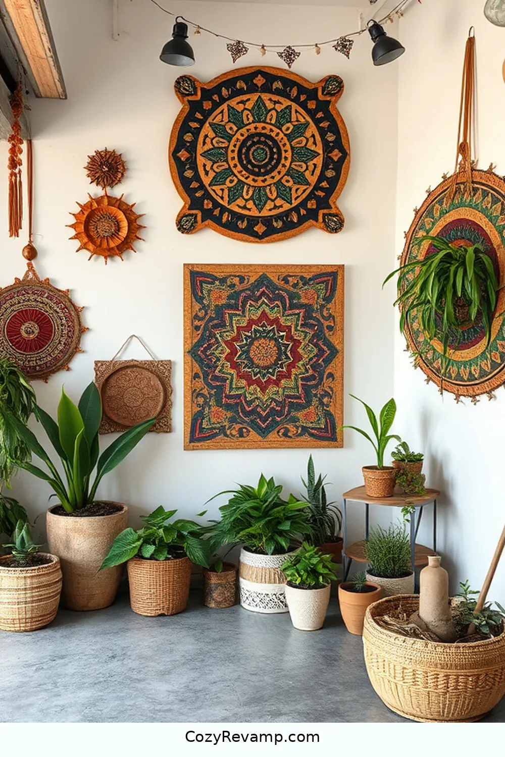 Custom Cork Wall Art for 18 Creative Ways to Style a Bohemian Garage With Cork Material
