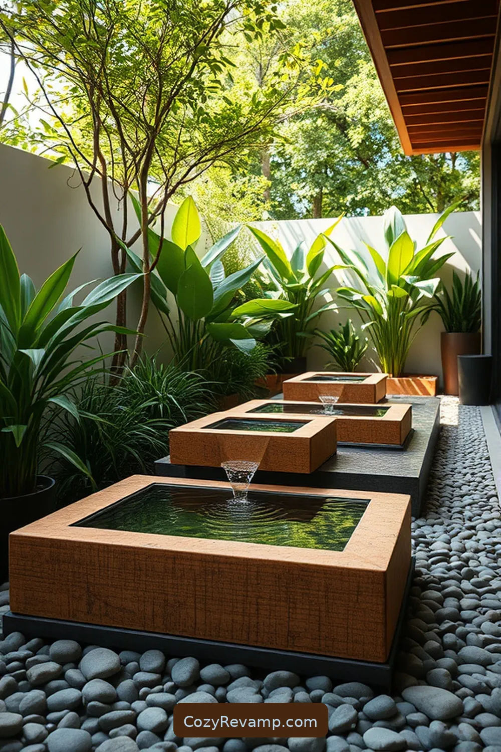 Integrating Cork Into Water Features for 18 Essential Elements for a Minimalist Outdoor Patio With Cork Material