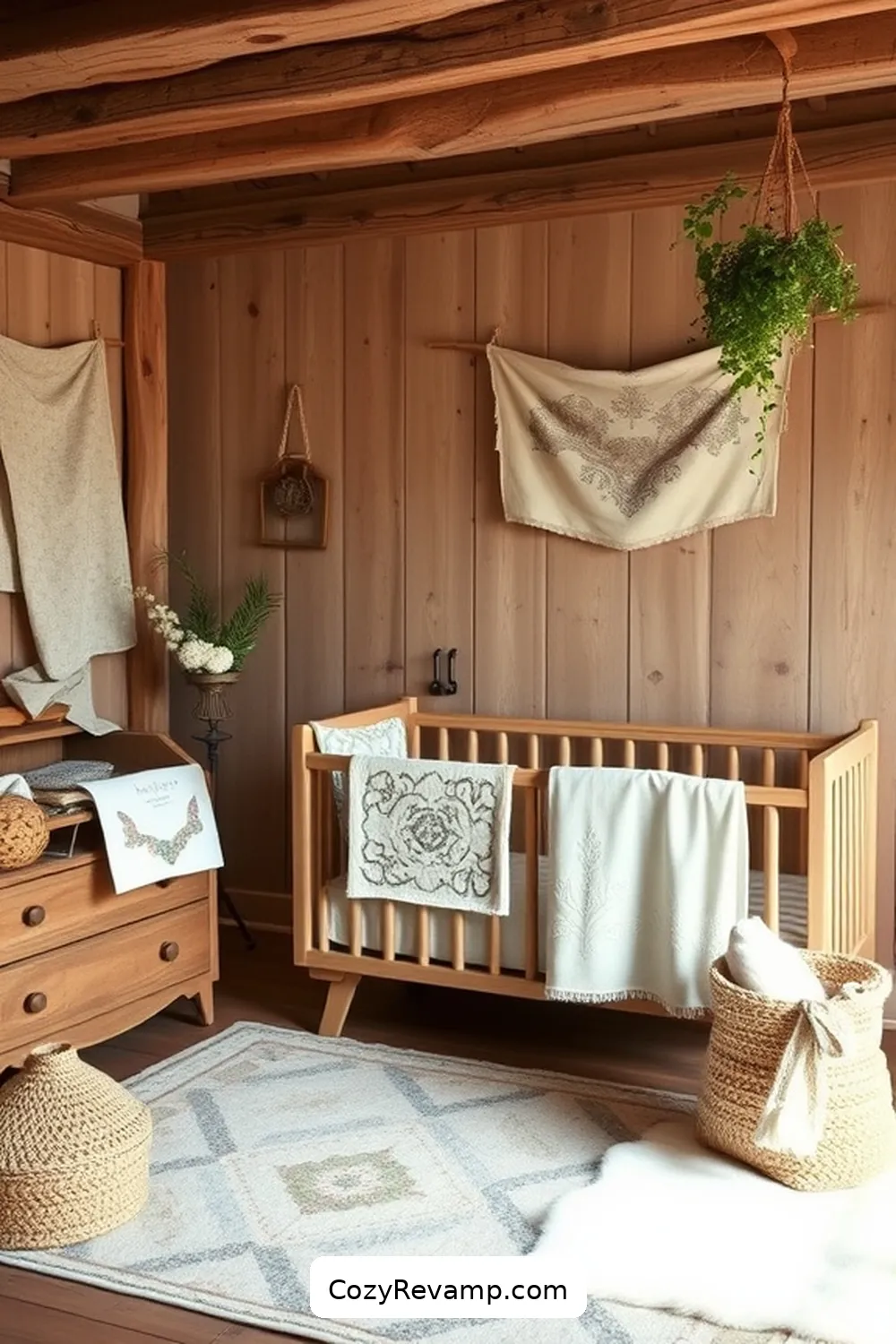 18 Essential Elements of Rustic Nursery Design With Organic Cotton Materials 16 Antique or Vintage Finds for 18 Essential Elements of Rustic Nursery Design With Organic Cotton Materials