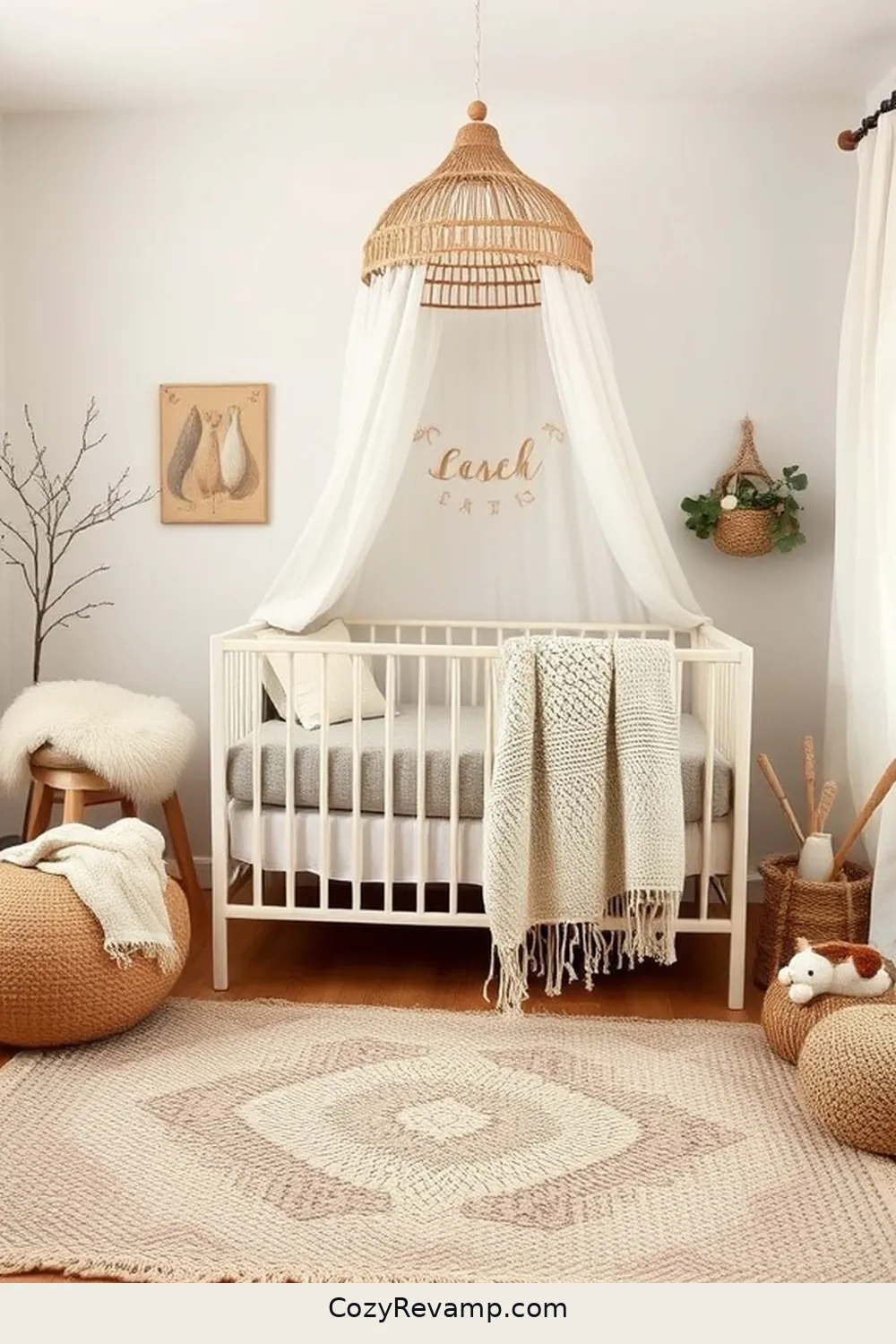18 Essential Elements of Rustic Nursery Design With Organic Cotton Materials 11 Cozy Textiles and Rugs for 18 Essential Elements of Rustic Nursery Design With Organic Cotton Materials