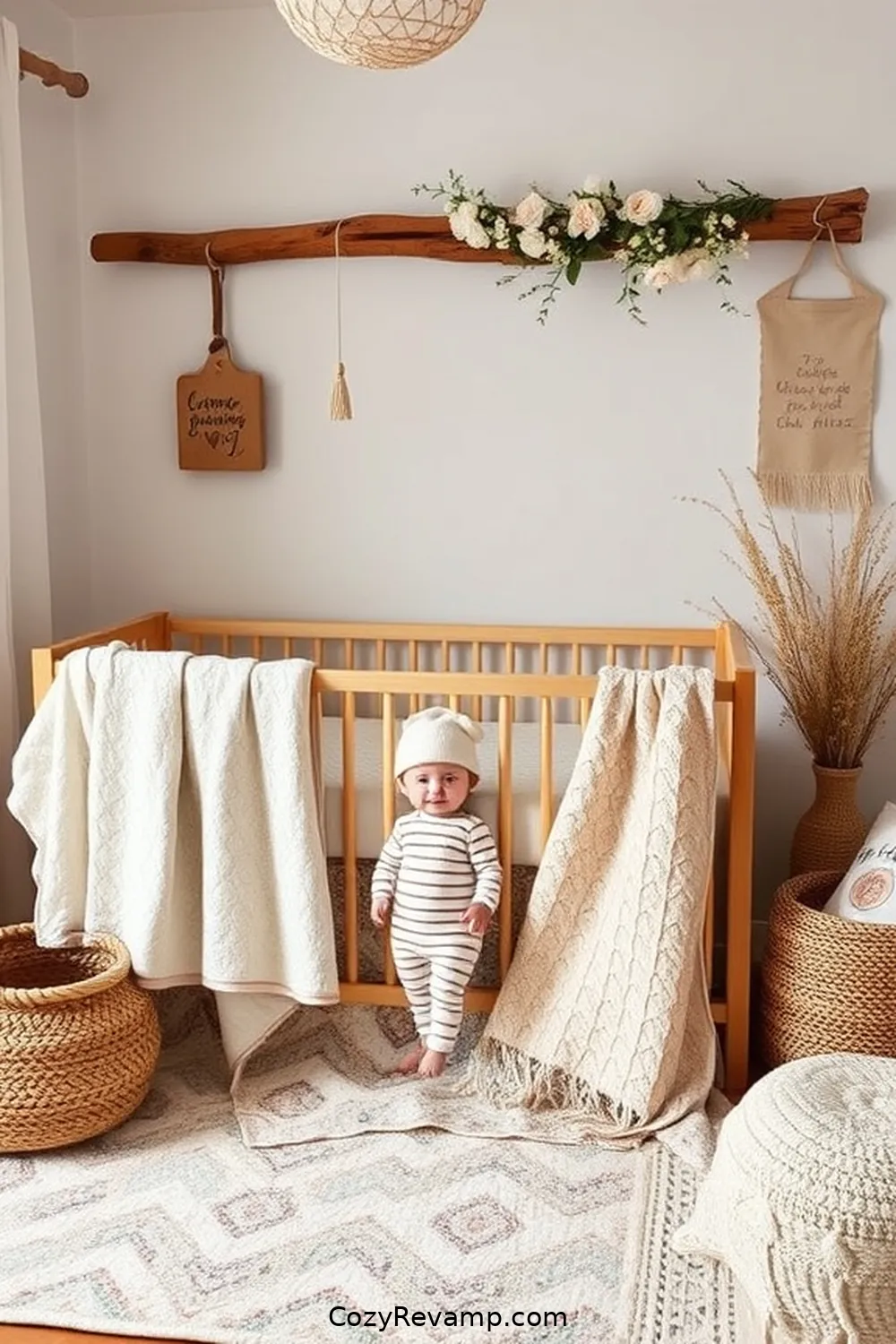 18 Essential Elements of Rustic Nursery Design With Organic Cotton Materials 15 Handmade Quilts and Blankets for 18 Essential Elements of Rustic Nursery Design With Organic Cotton Materials