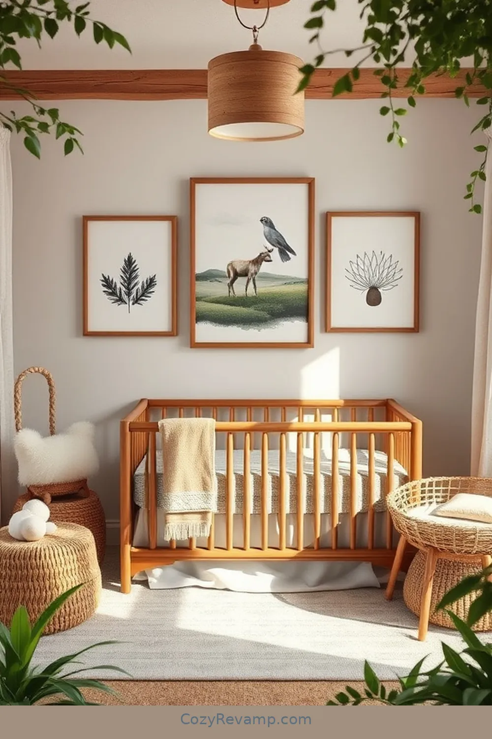 18 Essential Elements of Rustic Nursery Design With Organic Cotton Materials 10 Nature-Inspired Wall Art for 18 Essential Elements of Rustic Nursery Design With Organic Cotton Materials