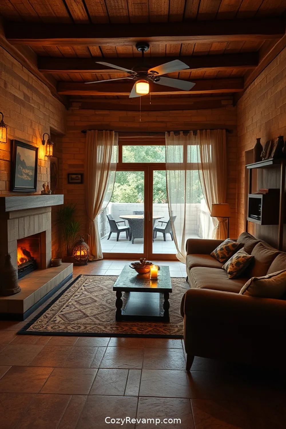 18 Essential Materials for Rustic Living Rooms With Solar-Powered Lights 16 Ceramic Tiles for 18 Essential Materials for Rustic Living Rooms With Solar-Powered Lights