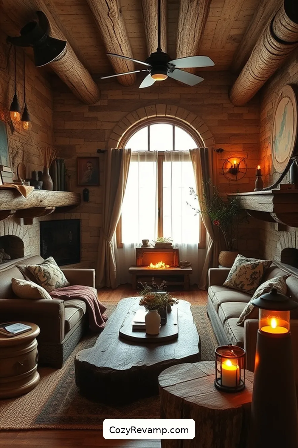 18 Essential Materials for Rustic Living Rooms With Solar-Powered Lights 9 Earthy Color Palette for 18 Essential Materials for Rustic Living Rooms With Solar-Powered Lights