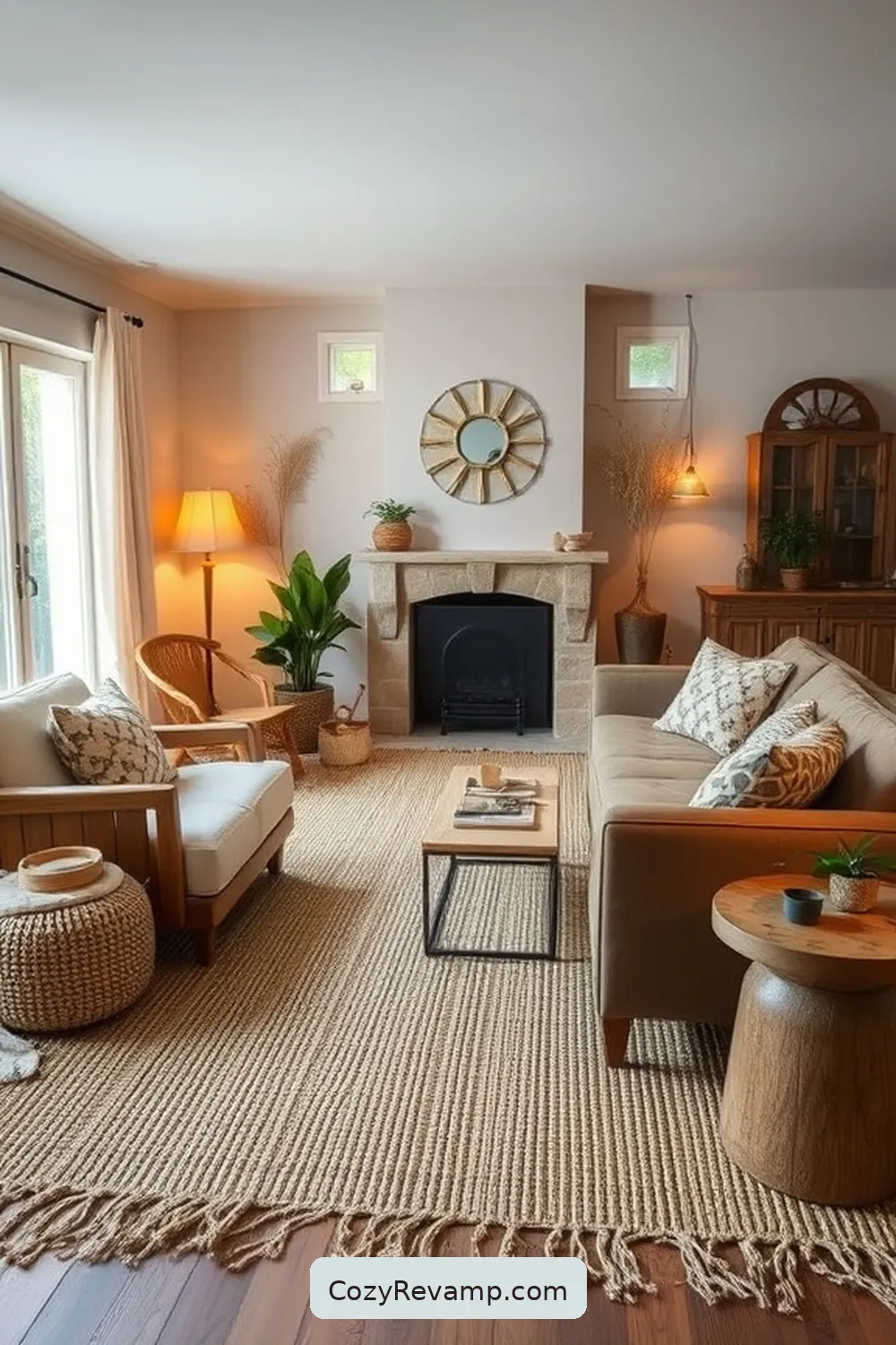 18 Essential Materials for Rustic Living Rooms With Solar-Powered Lights 5 Jute Rugs for 18 Essential Materials for Rustic Living Rooms With Solar-Powered Lights