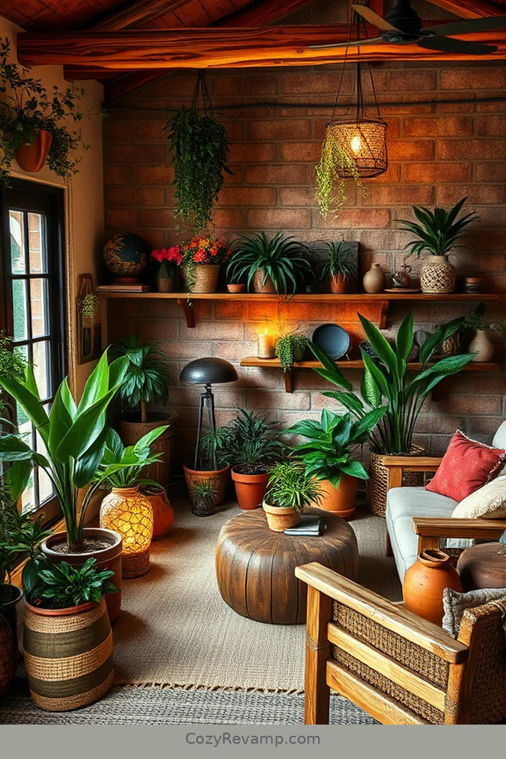 18 Essential Materials for Rustic Living Rooms With Solar-Powered Lights 15 Live Plants for 18 Essential Materials for Rustic Living Rooms With Solar-Powered Lights