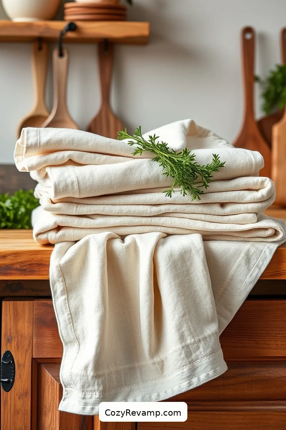 Cotton Dish Towels for 18 Essential Materials for a Minimalist Kitchen With Natural Fibers