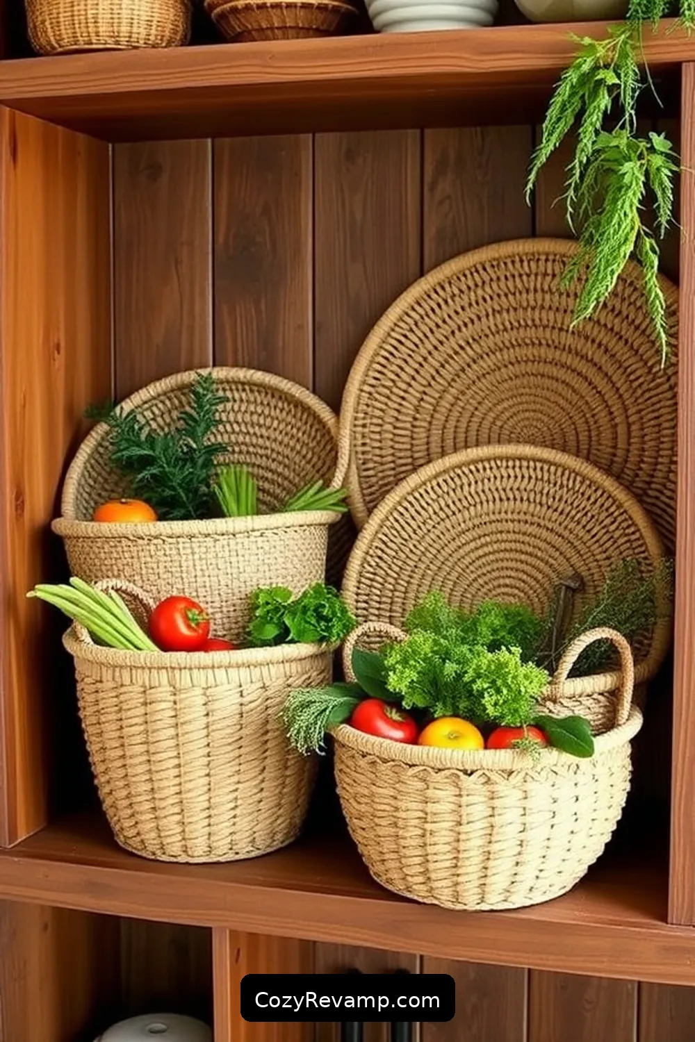 Natural Fiber Baskets for 18 Essential Materials for a Minimalist Kitchen With Natural Fibers
