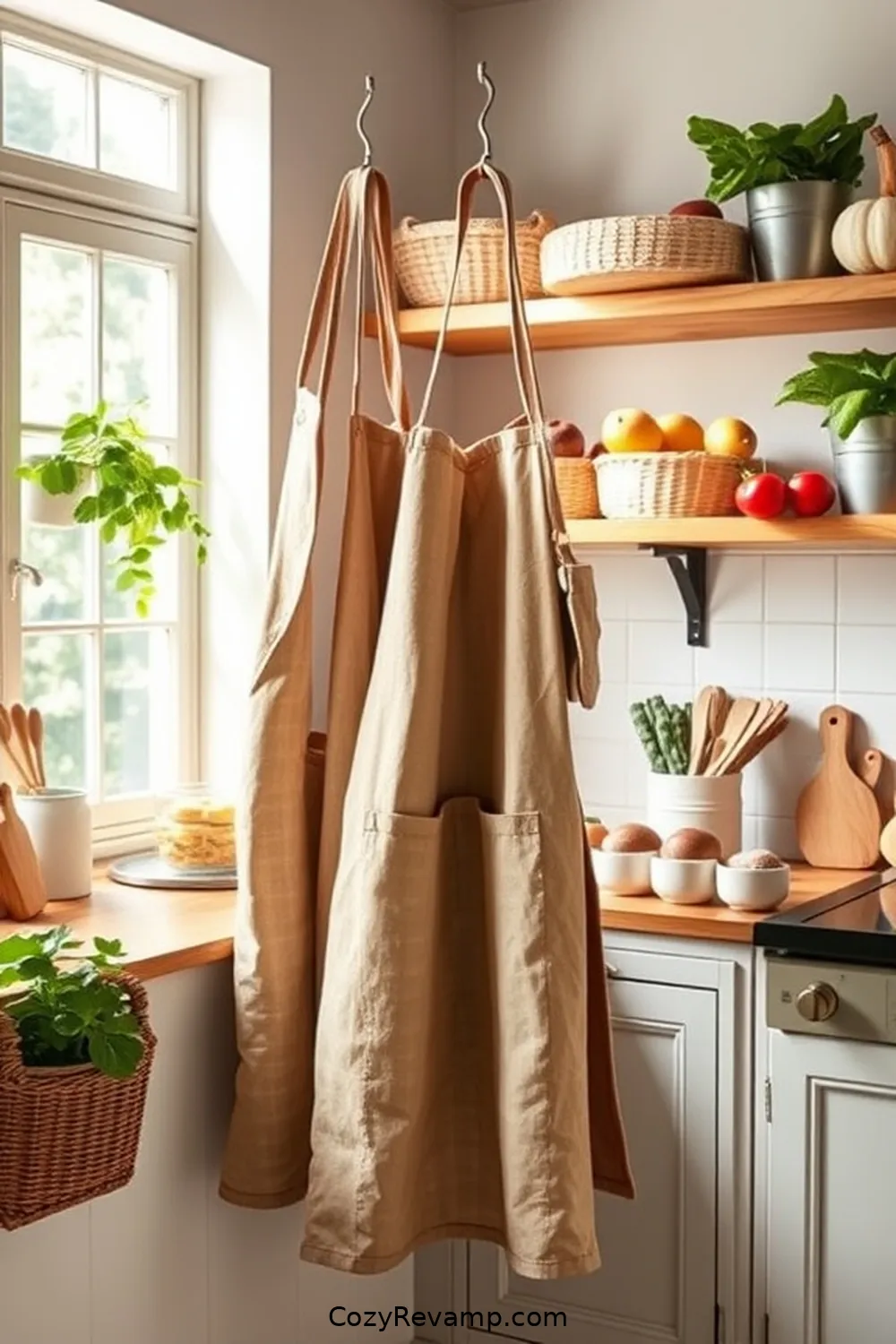 Organic Cotton Aprons for 18 Essential Materials for a Minimalist Kitchen With Natural Fibers