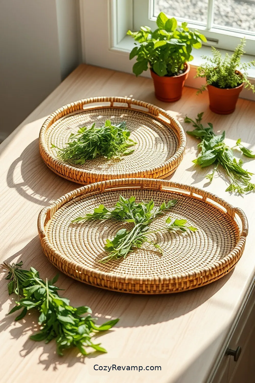 Seagrass Trays for 18 Essential Materials for a Minimalist Kitchen With Natural Fibers