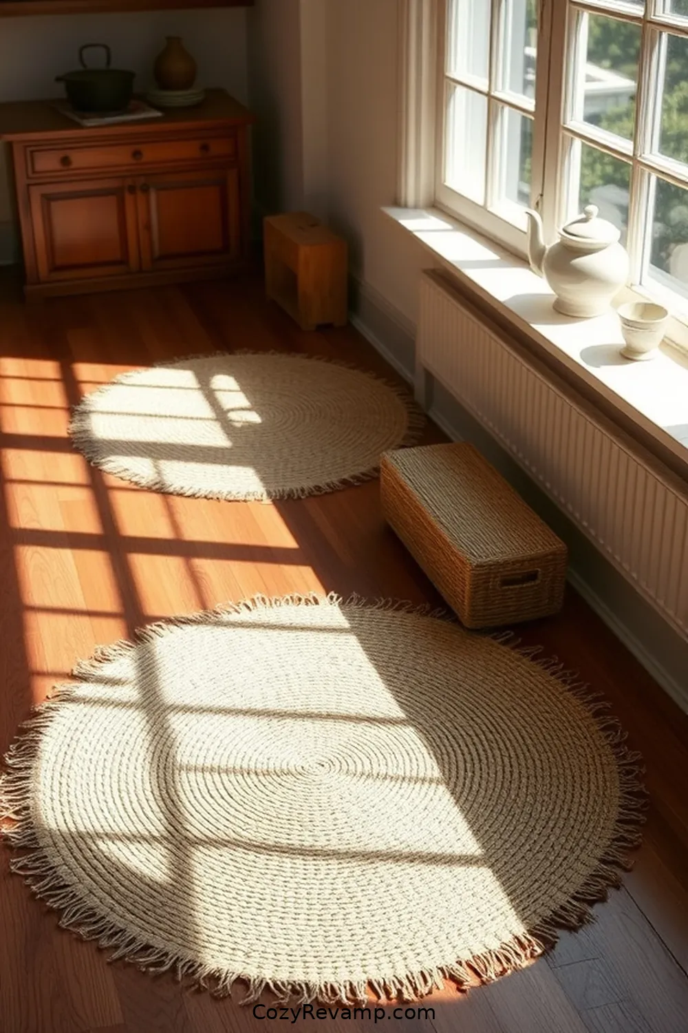 Sisal Mats for 18 Essential Materials for a Minimalist Kitchen With Natural Fibers