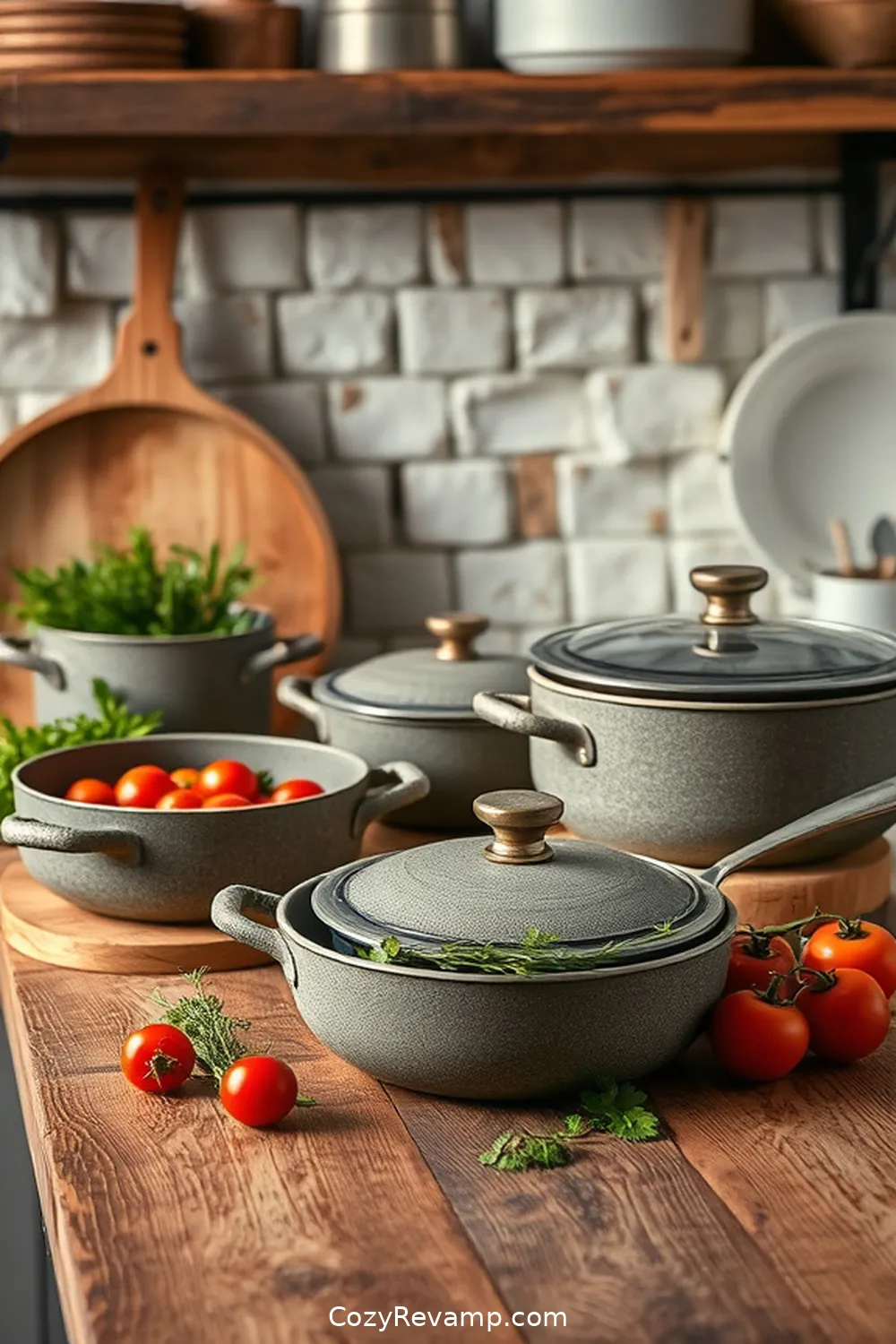 Stoneware Cookware for 18 Essential Materials for a Minimalist Kitchen With Natural Fibers