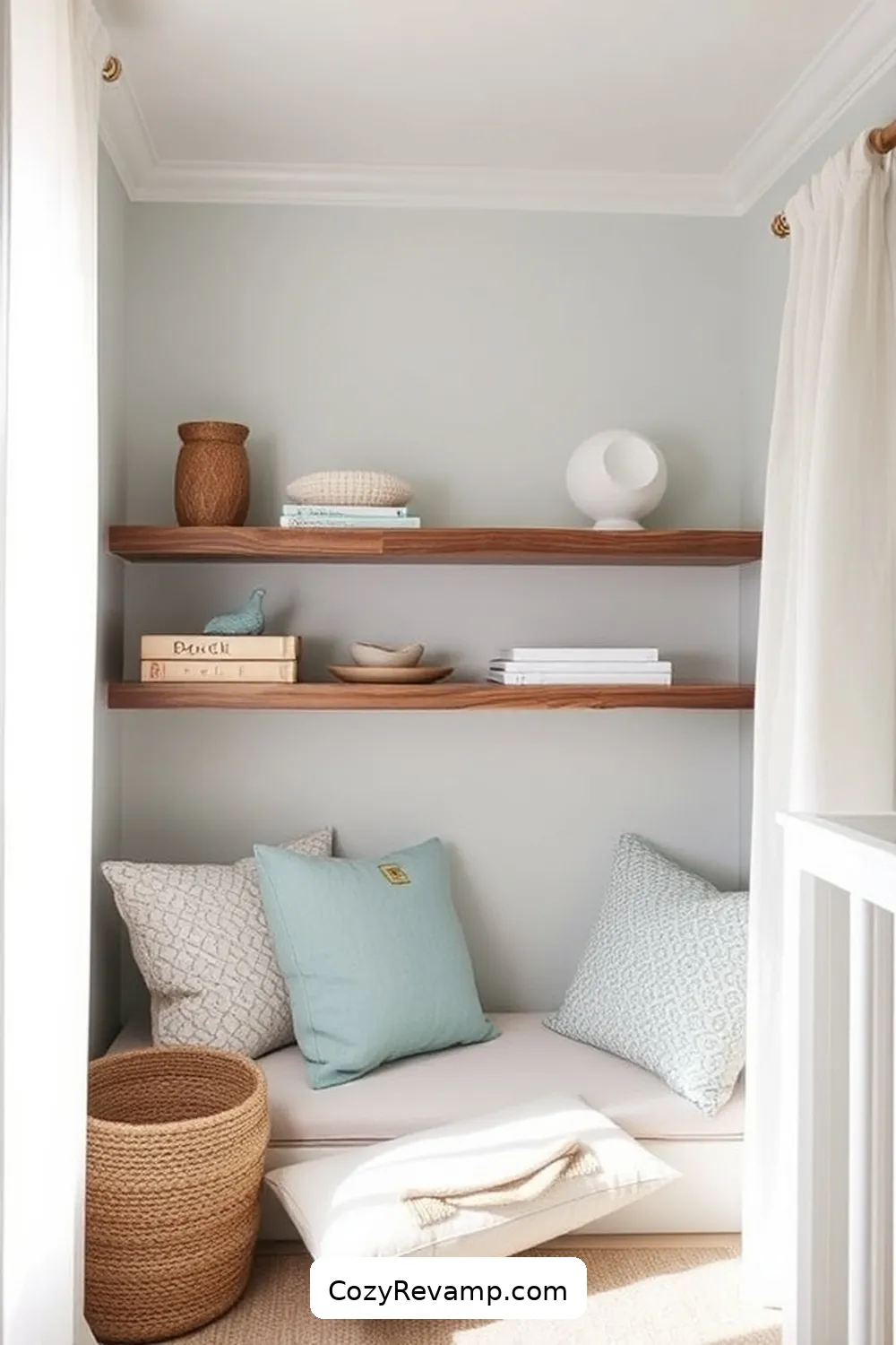 18 Essential Tips for Designing a Coastal Nursery With Recycled Wood Material 14 Create a Relaxing Reading Nook for 18 Essential Tips for Designing a Coastal Nursery With Recycled Wood Material