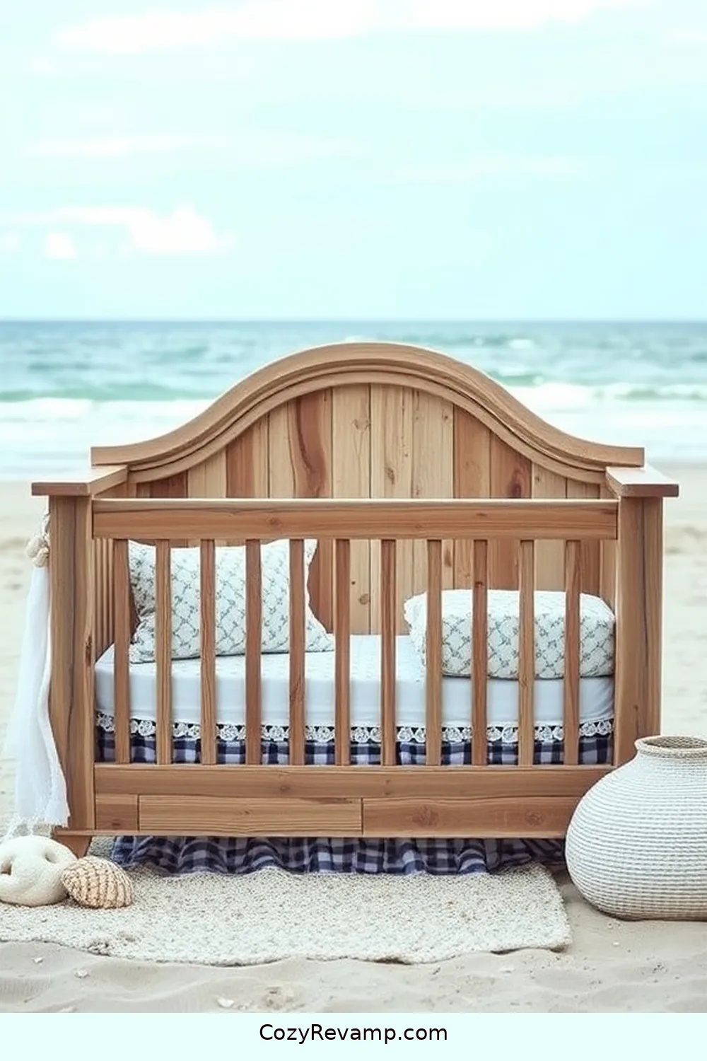 18 Essential Tips for Designing a Coastal Nursery With Recycled Wood Material 15 Design a Coastal-Themed Crib for 18 Essential Tips for Designing a Coastal Nursery With Recycled Wood Material