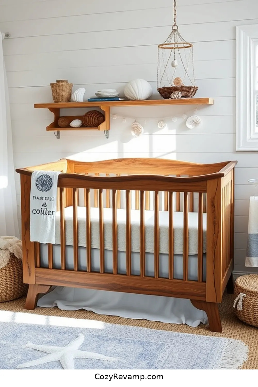 18 Essential Tips for Designing a Coastal Nursery With Recycled Wood Material 18 Personalize With Family Treasures for 18 Essential Tips for Designing a Coastal Nursery With Recycled Wood Material