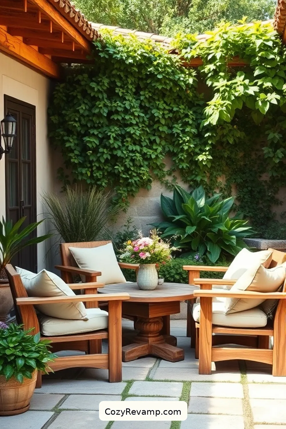 Natural Wood Furniture for 18 Essentials for Rustic Outdoor Patios With Organic Cotton Accents