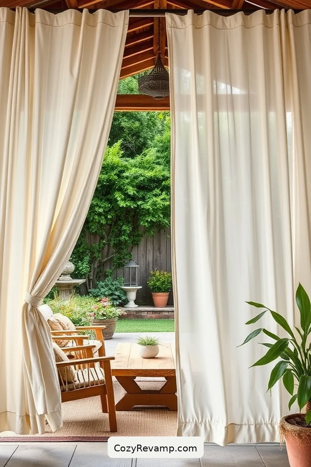 Organic Cotton Outdoor Curtains for 18 Essentials for Rustic Outdoor Patios With Organic Cotton Accents
