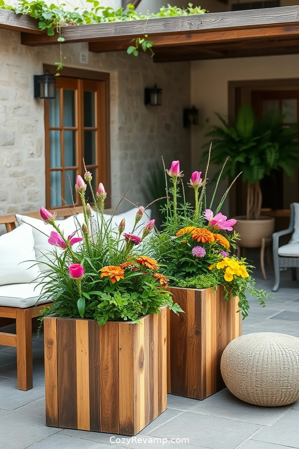 Sustainable Planters for 18 Essentials for Rustic Outdoor Patios With Organic Cotton Accents