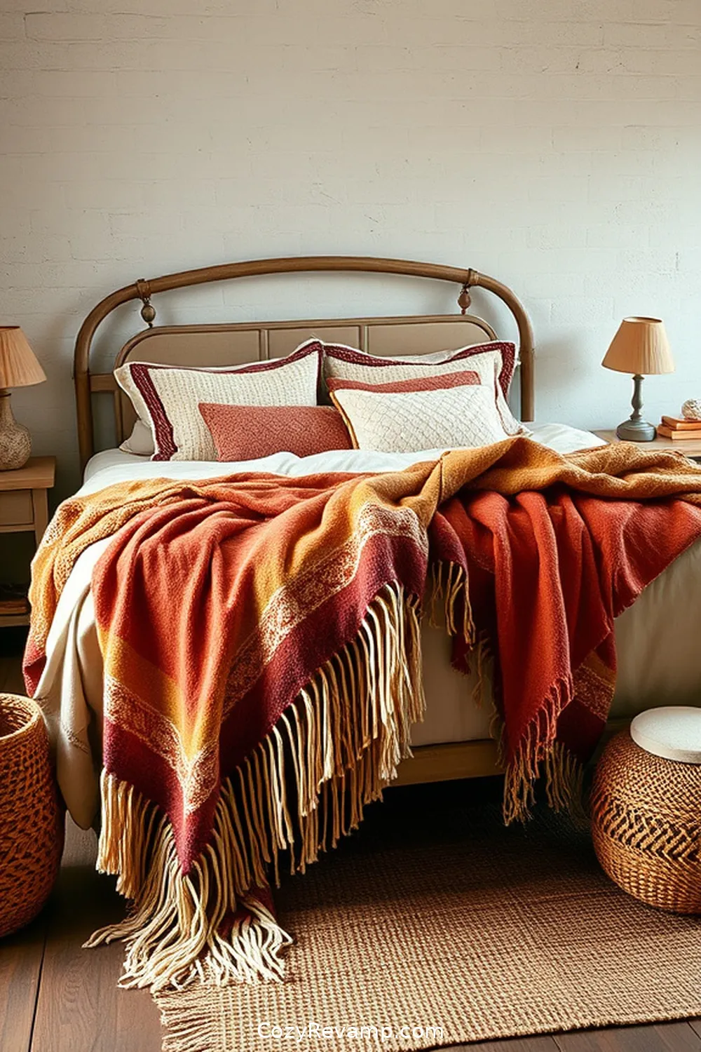 18 Essentials for a Bohemian Bedroom With Organic Cotton Material 3 Handwoven Organic Cotton Throw Blankets for 18 Essentials for a Bohemian Bedroom With Organic Cotton Material