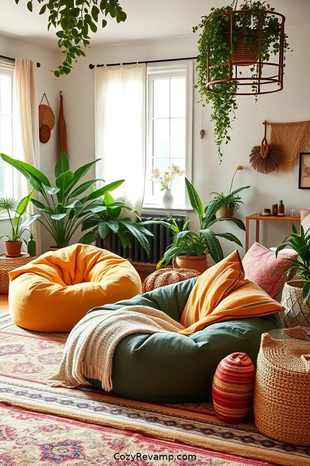 18 Essentials for a Bohemian Bedroom With Organic Cotton Material 16 Organic Cotton Bean Bags for 18 Essentials for a Bohemian Bedroom With Organic Cotton Material