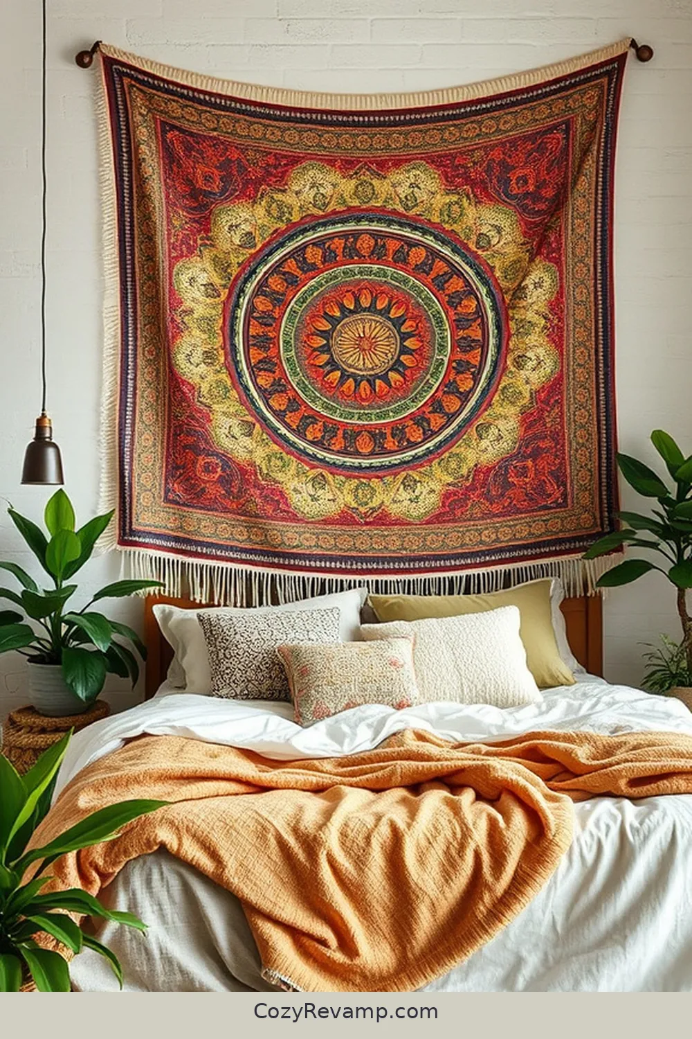 18 Essentials for a Bohemian Bedroom With Organic Cotton Material 17 Organic Cotton Wall Tapestries for 18 Essentials for a Bohemian Bedroom With Organic Cotton Material