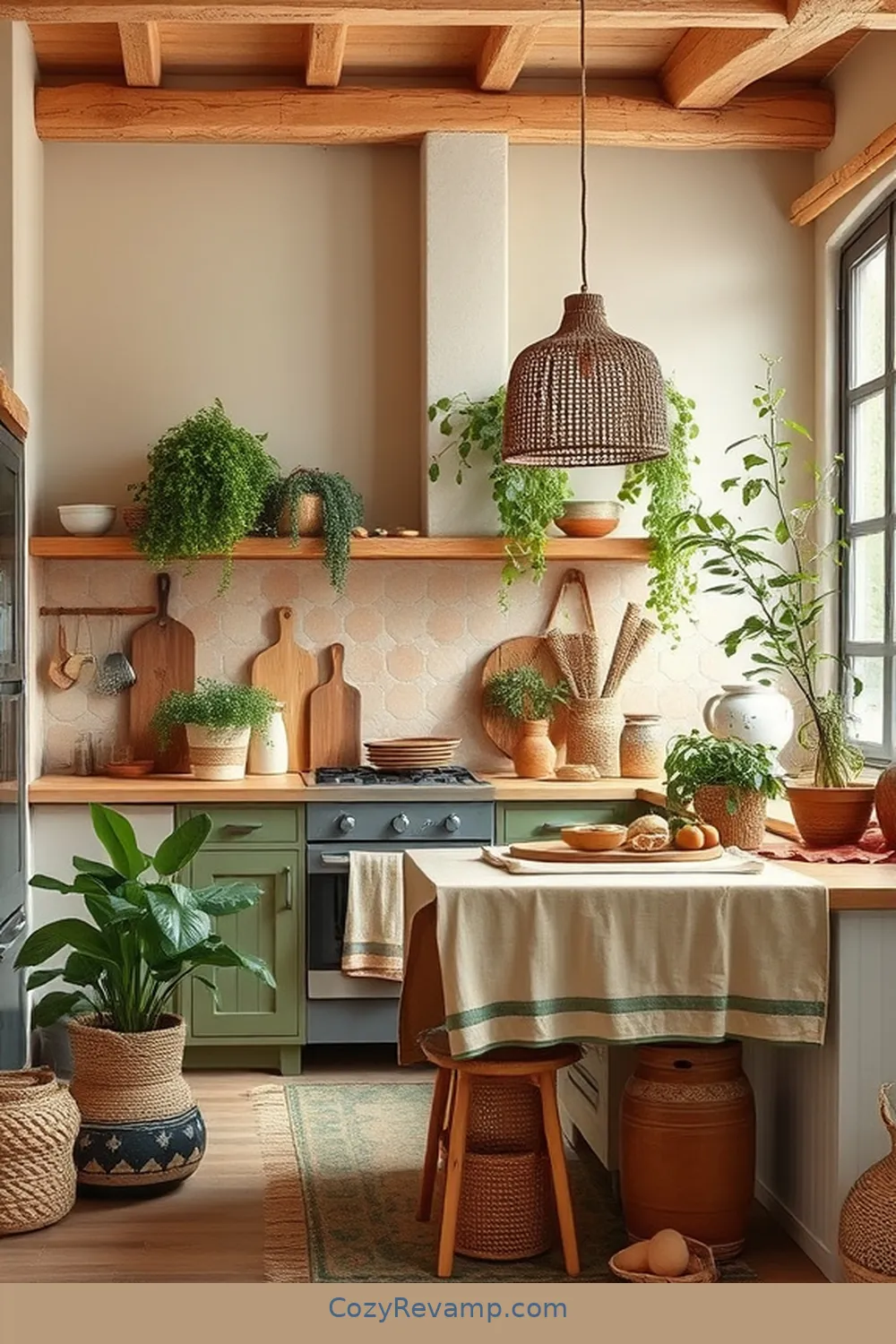 18 Essentials for a Bohemian Kitchen With Organic Cotton Material 2 Embrace Earthy Color Palettes for 18 Essentials for a Bohemian Kitchen With Organic Cotton Material