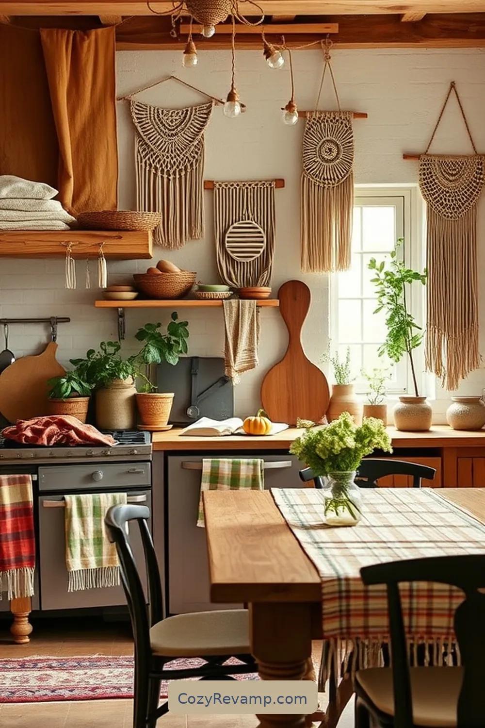 18 Essentials for a Bohemian Kitchen With Organic Cotton Material 3 Incorporate Textured Fabrics for 18 Essentials for a Bohemian Kitchen With Organic Cotton Material
