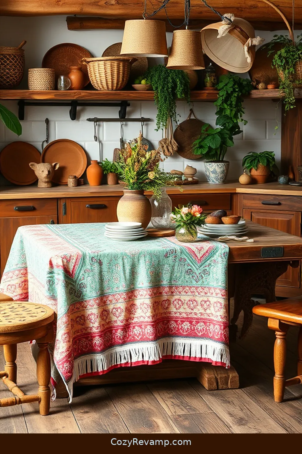 18 Essentials for a Bohemian Kitchen With Organic Cotton Material 19 Use Organic Cotton Table Linens for 18 Essentials for a Bohemian Kitchen With Organic Cotton Material