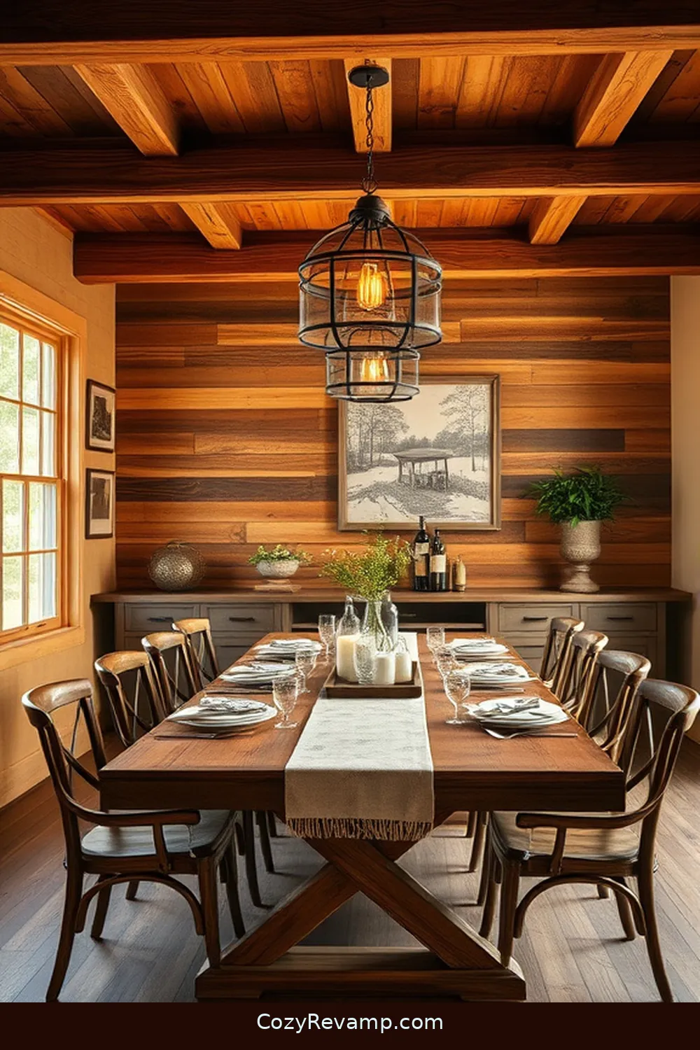 18 Inspiring Ideas for a Modern Farmhouse Dining Room Featuring Reclaimed Materials 4 Rustic Lighting Fixtures to Illuminate the Space for 18 Inspiring Ideas for a Modern Farmhouse Dining Room Featuring Reclaimed Materials