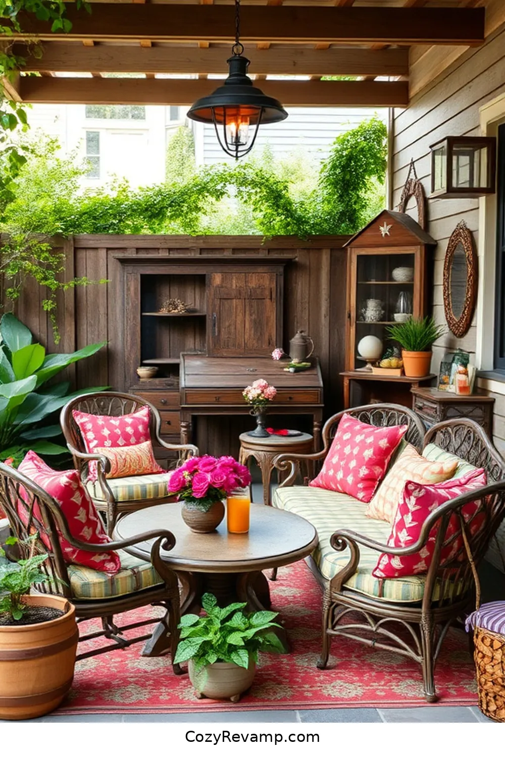 18 Inspiring Minimalist Outdoor Patio Ideas With Reclaimed Materials 11 Antique Furniture Refresh for 18 Inspiring Minimalist Outdoor Patio Ideas With Reclaimed Materials