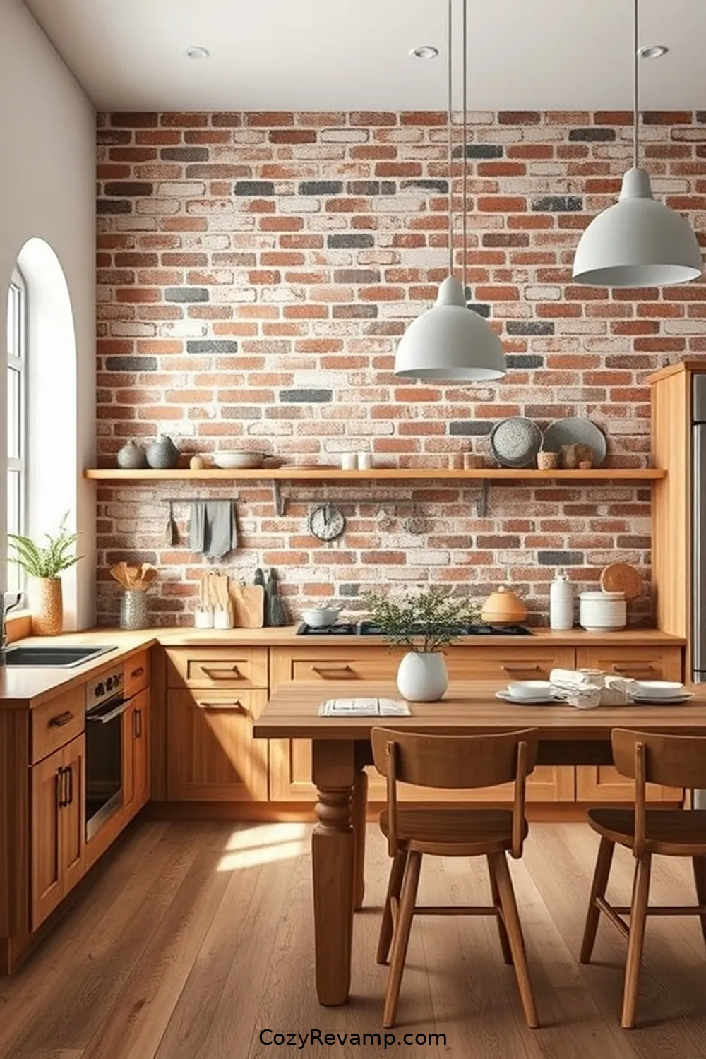 18 Must-Have Reclaimed Materials for Your Scandinavian Kitchen 5 Reclaimed Brick Walls for 18 Must-Have Reclaimed Materials for Your Scandinavian Kitchen