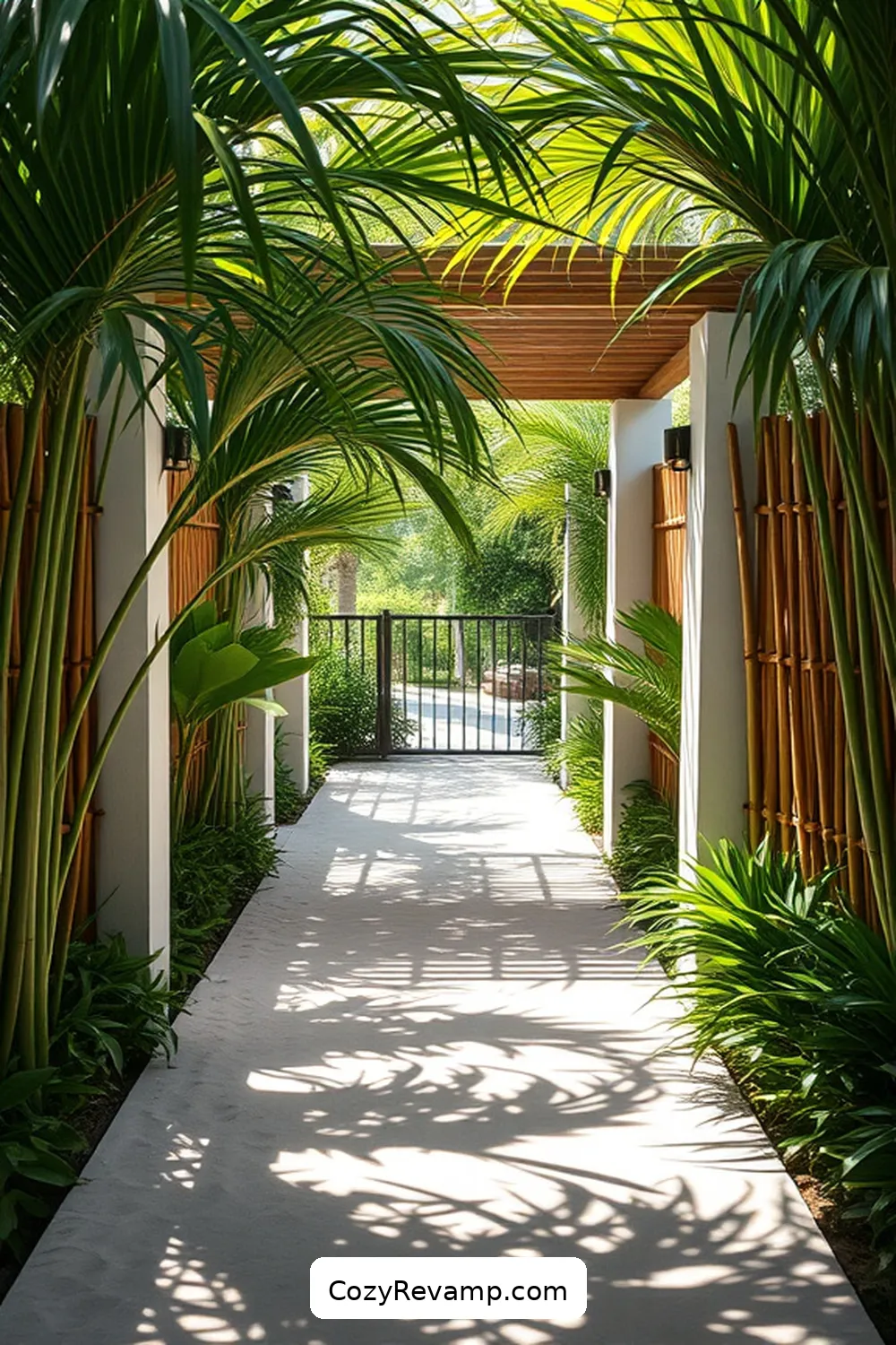 18 Stunning Coastal Entryways Featuring Bamboo Materials 15 Bamboo Fencing: Framing Your Coastal Retreat for 18 Stunning Coastal Entryways Featuring Bamboo Materials