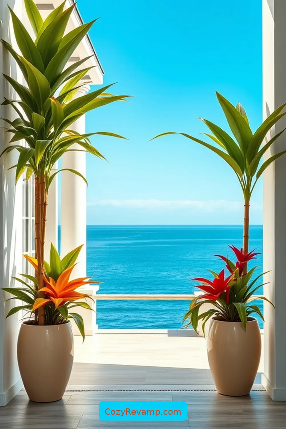 18 Stunning Coastal Entryways Featuring Bamboo Materials 10 Bamboo Planters: Greener Greetings for 18 Stunning Coastal Entryways Featuring Bamboo Materials