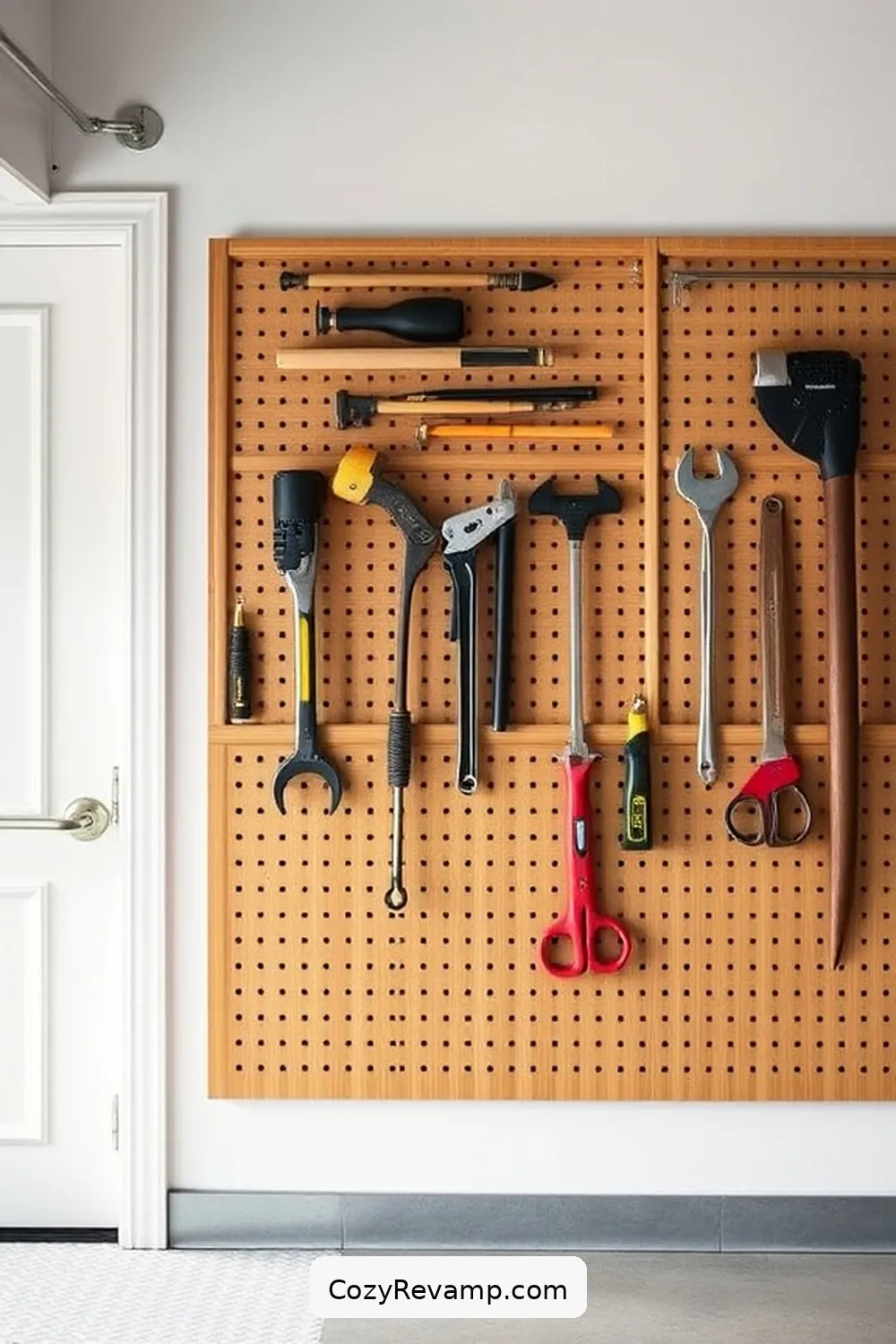 18 Stunning Minimalist Garage Ideas Using Bamboo Material 18 Bamboo Pegboards for Versatile Tool Display for 18 Stunning Minimalist Garage Ideas Using Bamboo Material