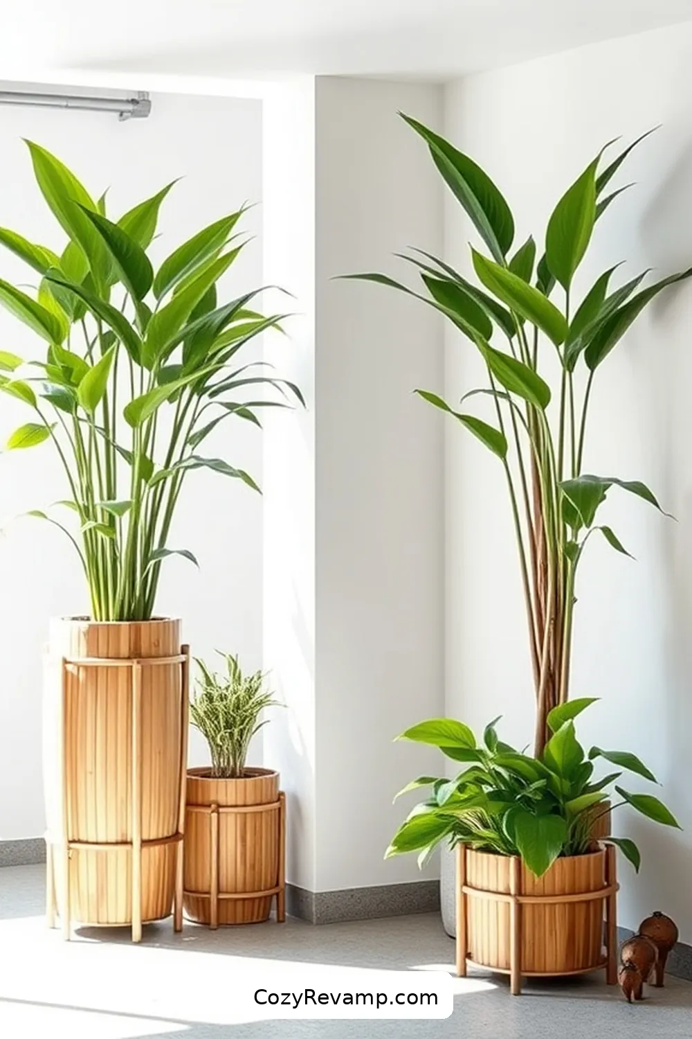 18 Stunning Minimalist Garage Ideas Using Bamboo Material 15 Bamboo Planters for a Touch of Green for 18 Stunning Minimalist Garage Ideas Using Bamboo Material