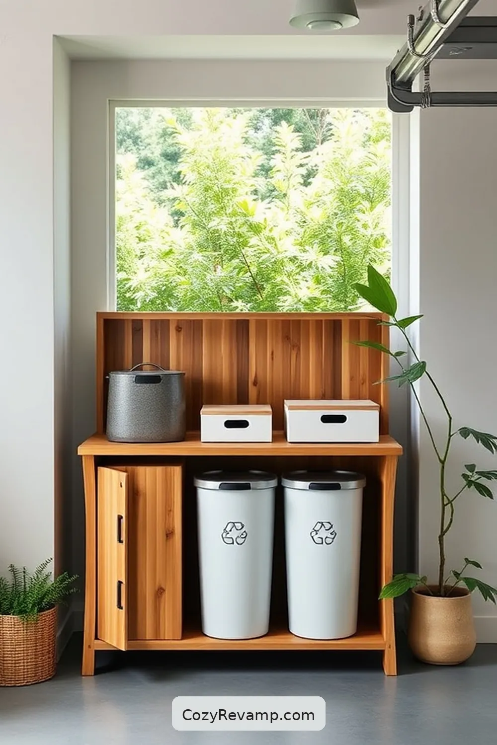18 Stunning Minimalist Garage Ideas Using Bamboo Material 19 Bamboo Recycling Stations for Eco-Conscious Garage Use for 18 Stunning Minimalist Garage Ideas Using Bamboo Material