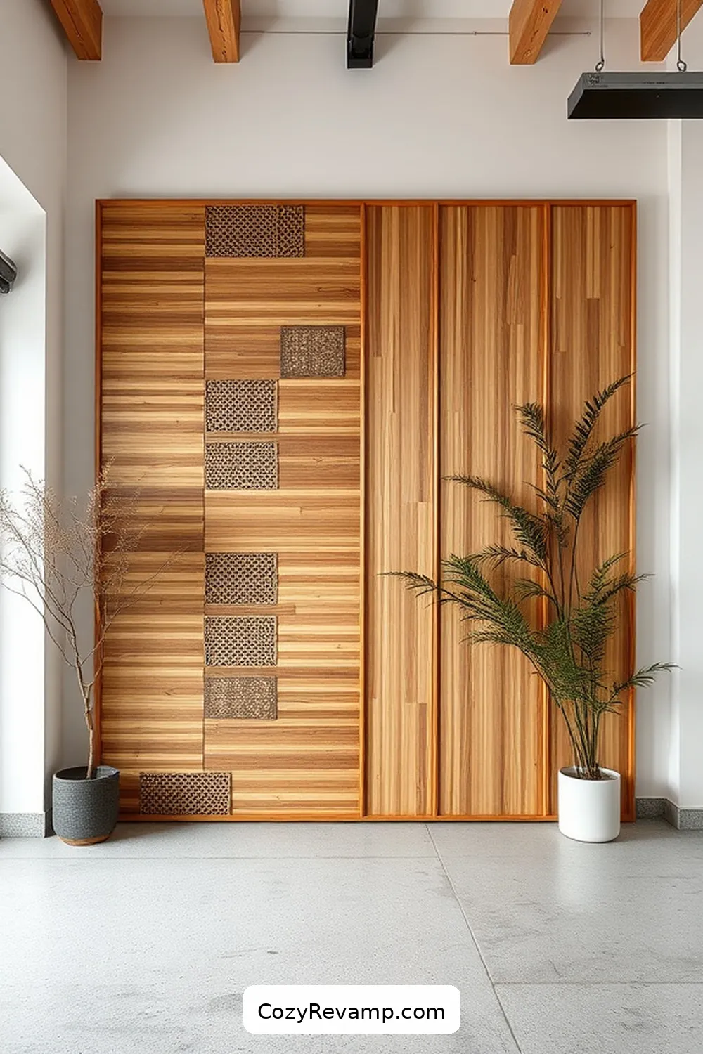 18 Stunning Minimalist Garage Ideas Using Bamboo Material 16 Minimalist Bamboo Wall Art for 18 Stunning Minimalist Garage Ideas Using Bamboo Material