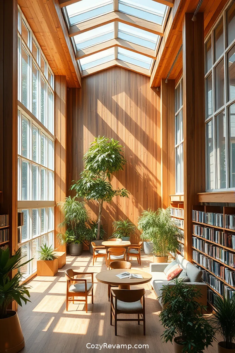 The Community-Centric Library in Toronto for 18 Stunning Minimalist Libraries With Reclaimed Materials