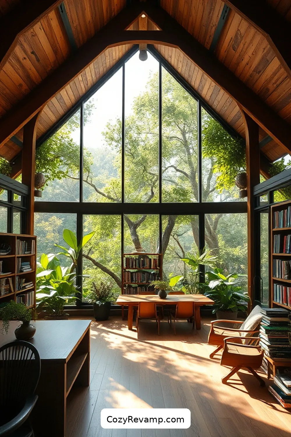 The Nature-Inspired Library in Vancouver for 18 Stunning Minimalist Libraries With Reclaimed Materials