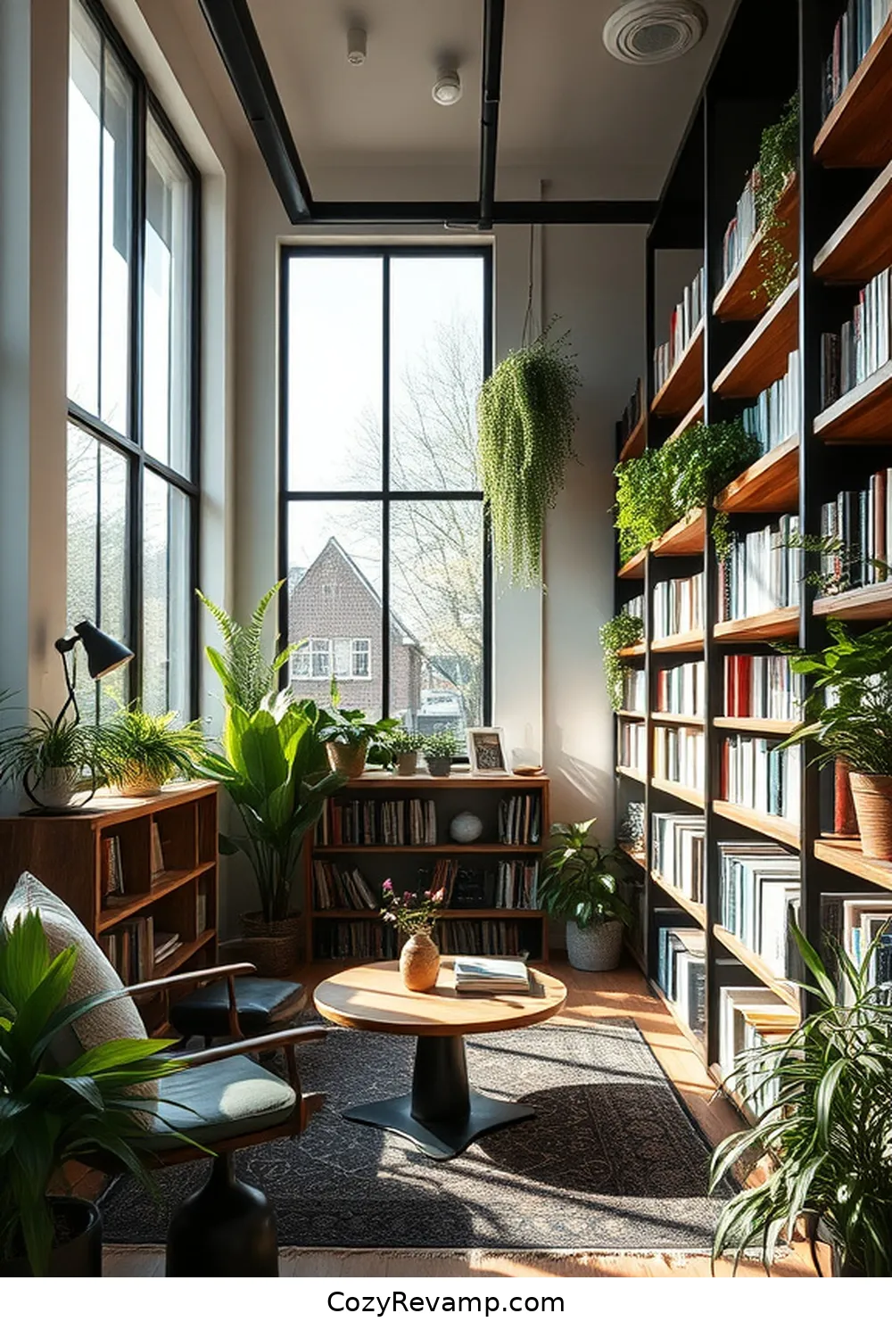 The Sustainable Reading Room in Amsterdam for 18 Stunning Minimalist Libraries With Reclaimed Materials