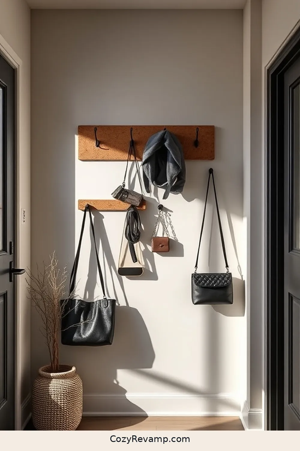 18 Stunning Scandinavian Hallways Featuring Cork Material 17 Entryway Organization: Cork Hooks and Racks for 18 Stunning Scandinavian Hallways Featuring Cork Material