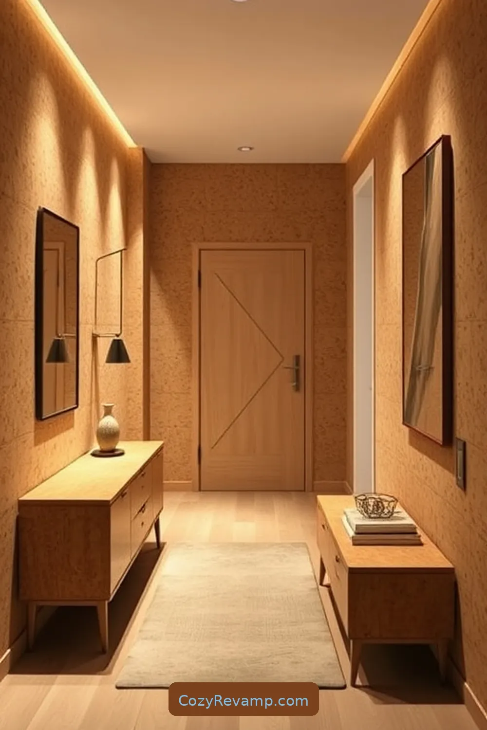 18 Stunning Scandinavian Hallways Featuring Cork Material 7 Functional Beauty: Cork Storage Solutions for 18 Stunning Scandinavian Hallways Featuring Cork Material